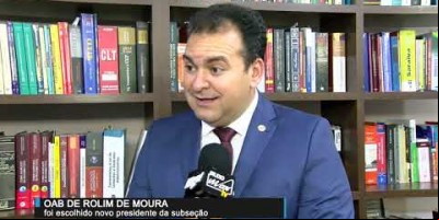 OAB de Rolim de Moura tem novo Presidente