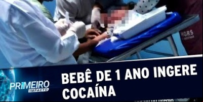 Bebê de 1 ano ingere cocaína deixada em área comum de prédio | Primeiro Impacto...