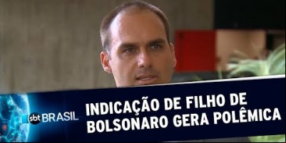 Indicação de Eduardo Bolsonaro para embaixada gera polêmica (12/07/19)
