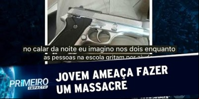 Estudante ameaça fazer um massacre em escola de Minas Gerais | Primeiro Impacto...