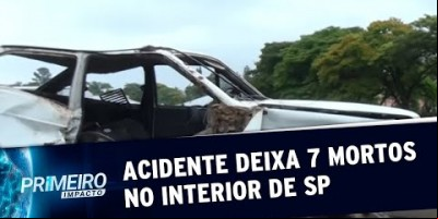 Acidente grave mata 7 pessoas da mesma família no interior de SP | Primeiro Impacto...