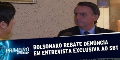 Jair Bolsonaro rebate denúncia em entrevista exclusiva ao SBT | Primeiro Impacto...