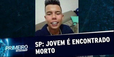 SP: Jovem é encontrado morto após seis dias desaparecido (15/08/19)