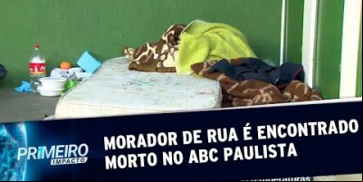 Morador de rua é encontrado morto no ABC Paulista | Primeiro Impacto (08/07/19)
