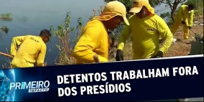 Com monitoramento, detentos trabalham em obras públicas de Manaus (16/08/19)