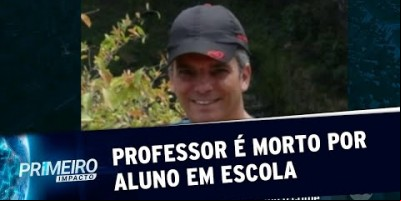 Aluno é preso depois de matar professor a facadas em escola municipal | Primeiro Impacto...
