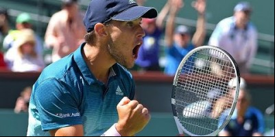 Dominic Thiem discute título de Indian Wells com Roger Federer