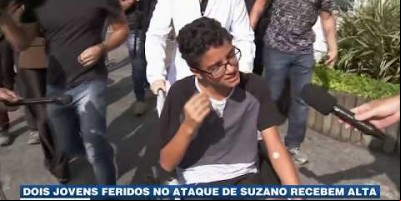 Dois jovens feridos no ataque de Suzano recebem alta