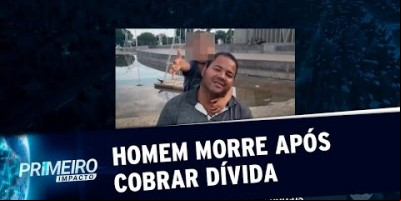 VÍDEO - PR: homem é morto por amigo após cobrar dívida de 300 reais