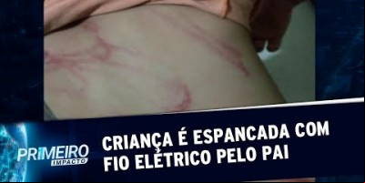 Homem espanca filho de 9 anos com fio elétrico em Goiânia | Primeiro Impacto (30/10/19)